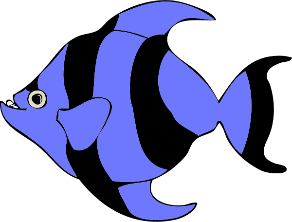 600x456 Tropical Fish Clipart 2