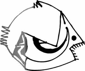 360x303 Fish Coloring Pages With Marine Cartoons, Funny Fish And Fat Fish