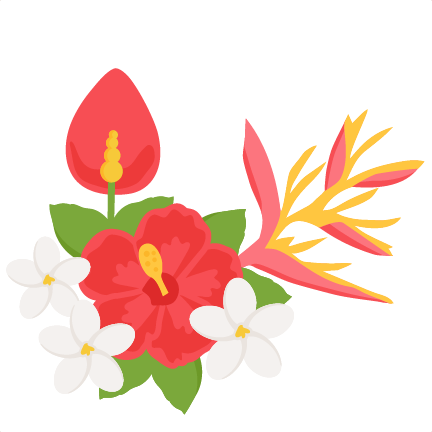 432x432 Tropical Flower Clip Art