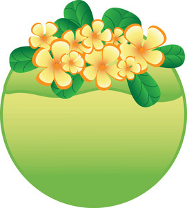 271x300 Tropical Flowers Clipart Image