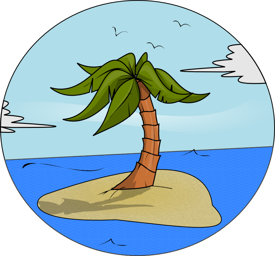 898x837 Island Clip Art