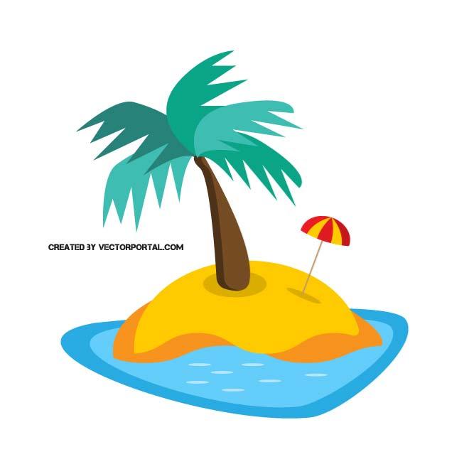 Tropical Island Clipart | Free download on ClipArtMag