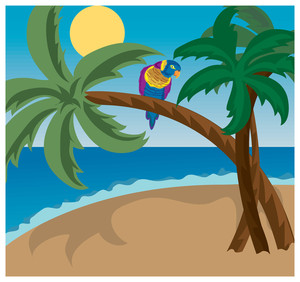 300x282 Tropical Island Clipart Clipartfest 2