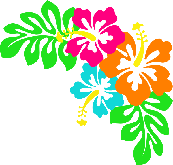 600x573 Hibiscus Clip Art