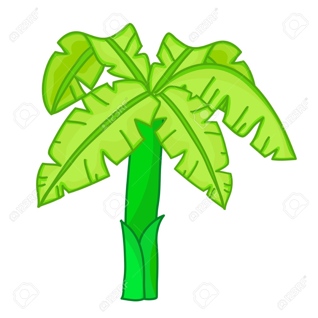 1300x1300 Banana Leaf Clip Art