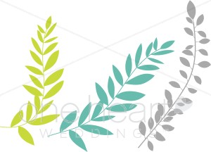 300x216 Tropical Leaves Clipart Wedding Leaf