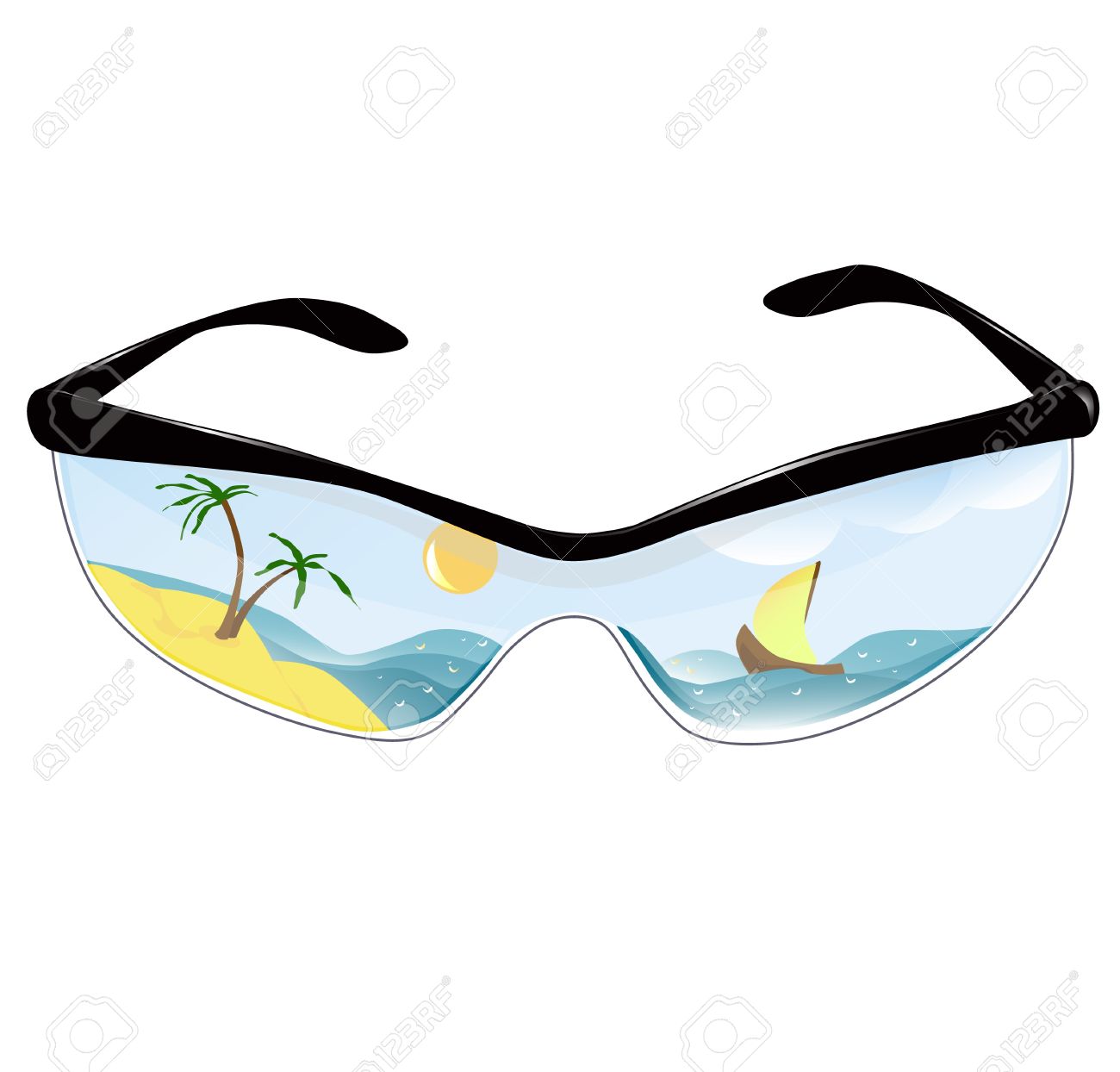 1300x1244 Sunglasses Clipart Tropical