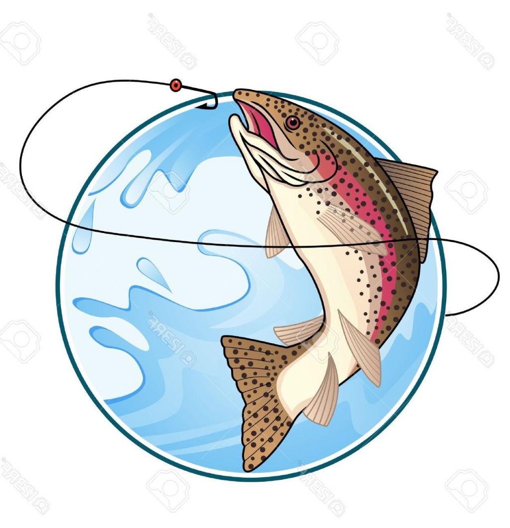 1024x1060 Best Hd Trout Fishing Stock Vector Fish Library