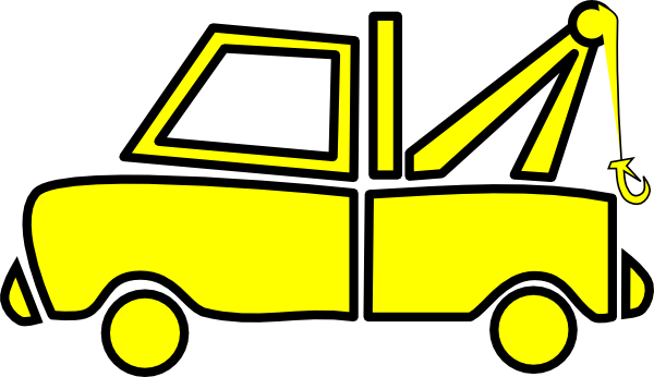 600x346 Truck Clipart Yellow Truck