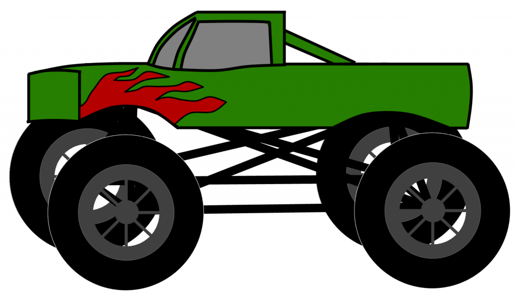1024x589 Monster Truck Clip Art