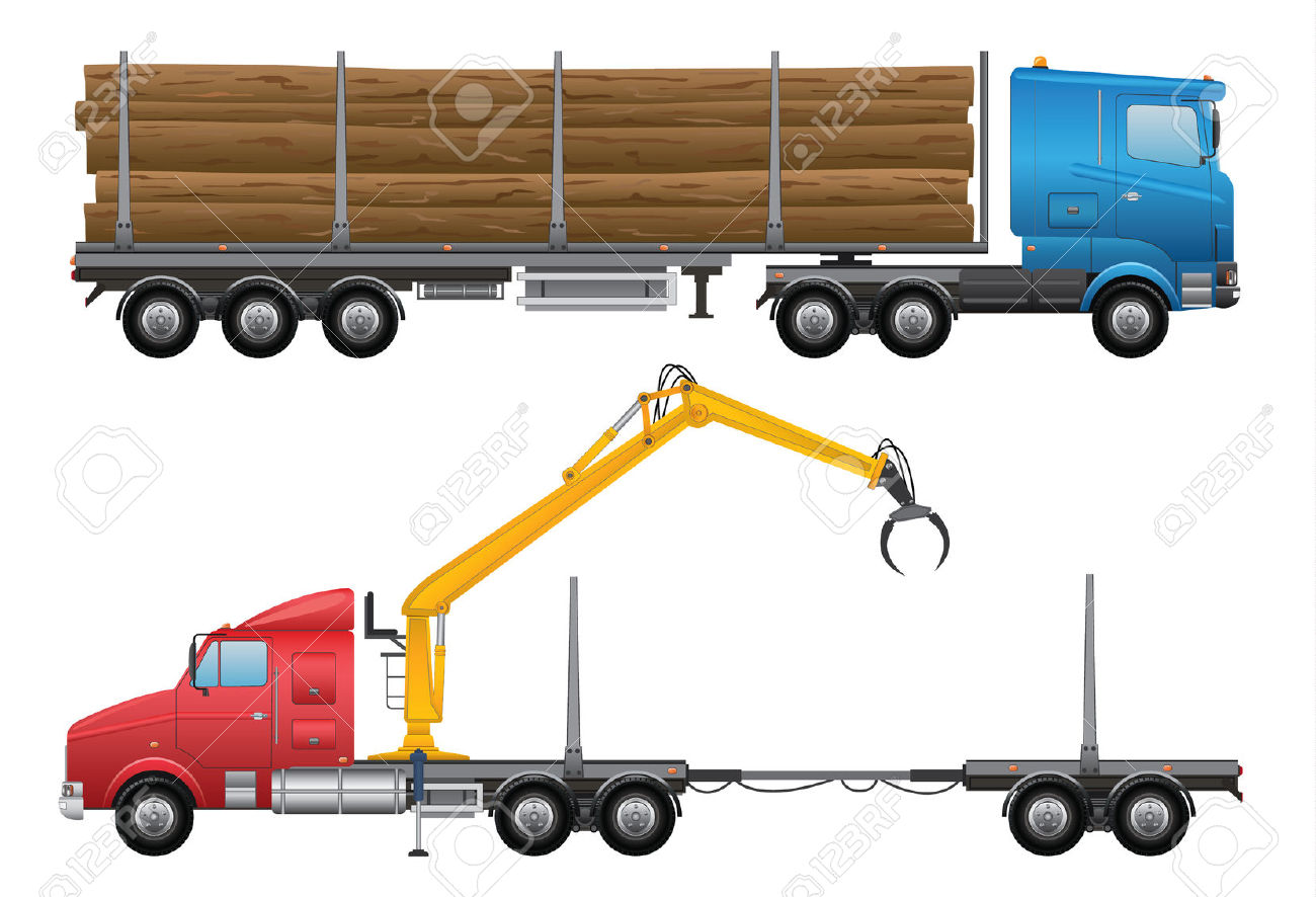 1300x886 Timber Clipart Logging Truck