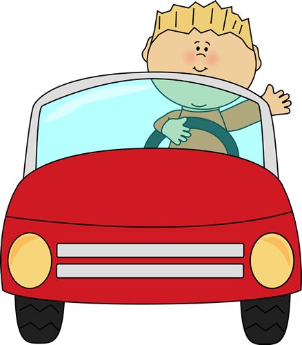 438x500 Monster Driving Car Of Car Clipart
