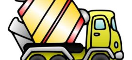 272x125 Cement Clipart Truck