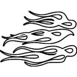 250x250 Fire Truck Outline Clipart