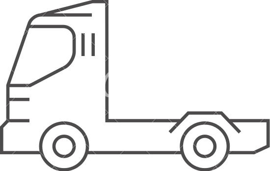 550x348 Outline Icon Container Truck