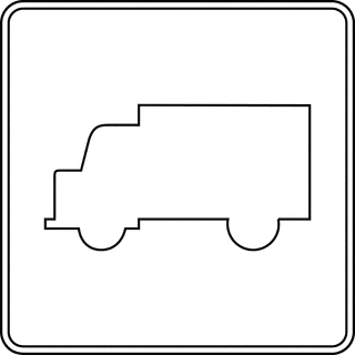 320x320 Truck, Outline Clipart Etc