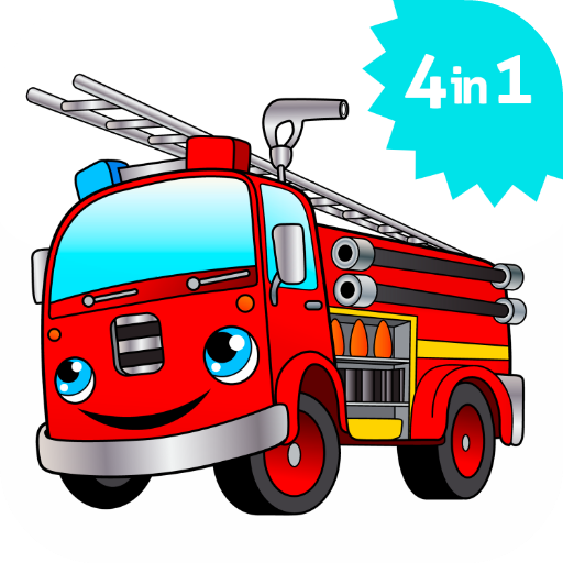 512x512 Cool Big Fire Truck Games For Kids Free Activity App