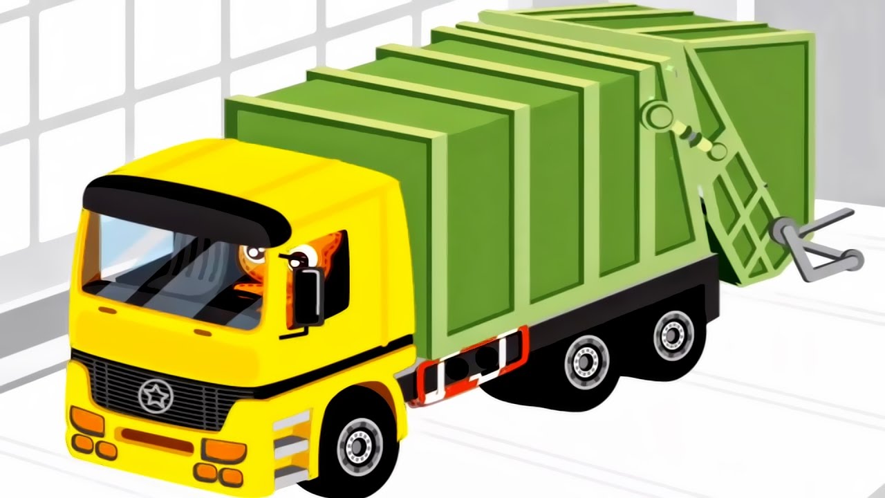 1280x720 Garbage Truck Video For Children Garbage Truck