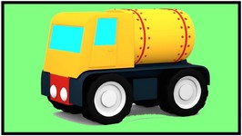266x150 Gas Truck And Fuel Station Construction Puzzle 3d Cartoon Trucks