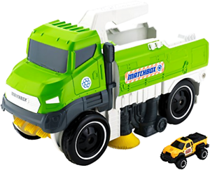 300x242 Sweep N Keep Truck Matchbox Vehicle Picks Up And Stores Up 30 Cars