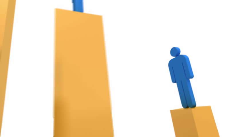 852x480 The Deliver. 3d Character With A Hand Truck. People Series