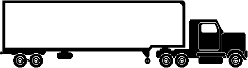 511x140 Top View Of 18 Wheeler Clipart