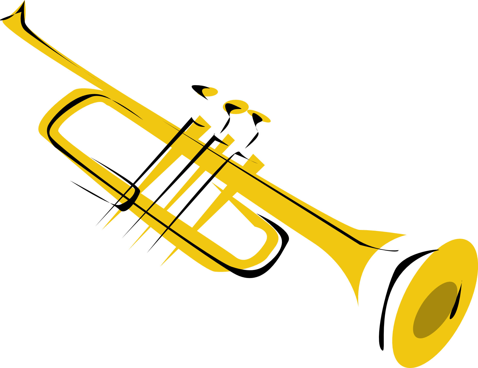 1969x1517 Trumpet Clip Art Free Clipart Images