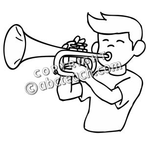 300x300 Trumpet Clip Art