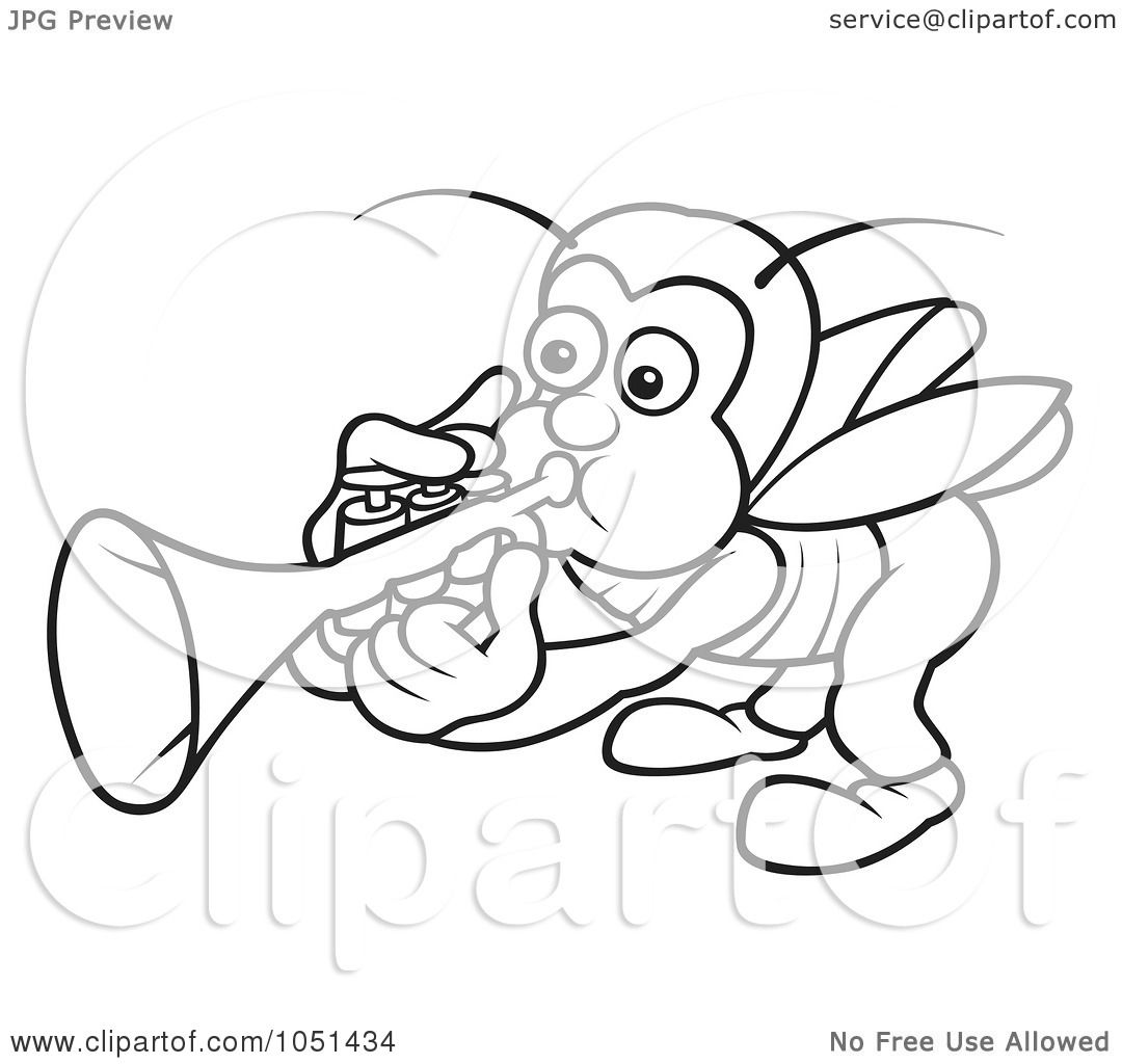 1080x1024 Royalty Free Vector Clip Art Illustration Of An Outline Of A Bug