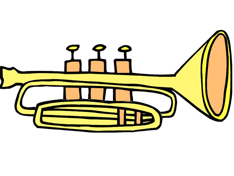 800x600 Trumpet Clip Art Free Clipart Images