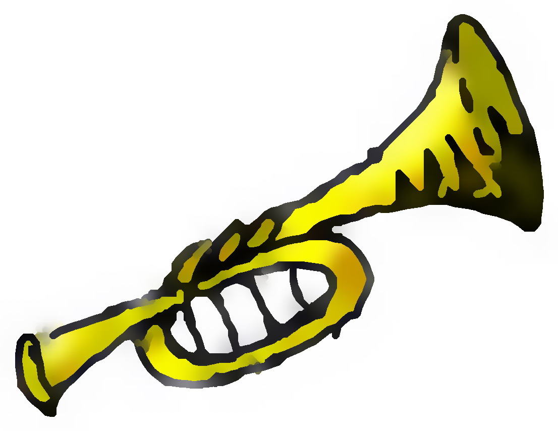 1106x854 Trumpet Clipart Image