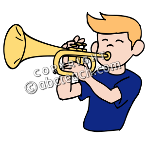 300x300 Clip Art Boy Playing Trumpet Clipart Panda