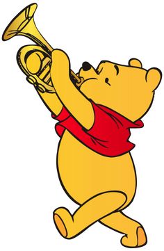236x361 Winnie The Pooh Playing Trumpet Png Clip Art Disney Clipart