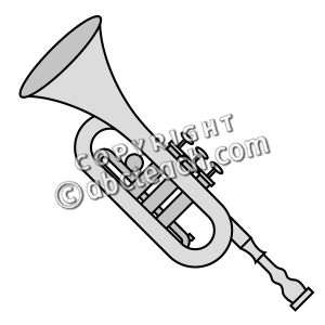 300x300 Trumpet Clip Art