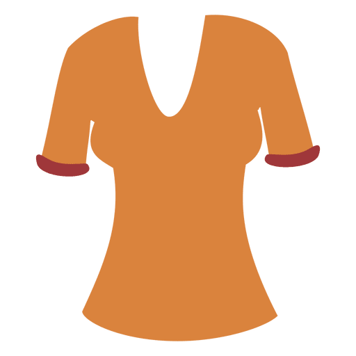 512x512 Orange Ladies Tshirt