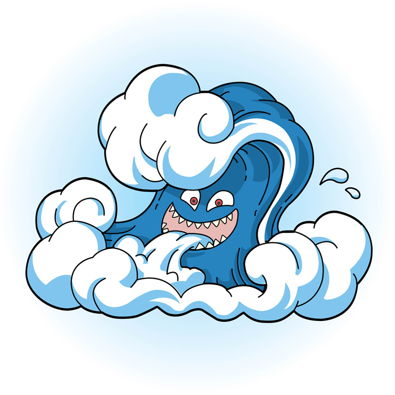 800x800 Tsunami Clipart Cartoon