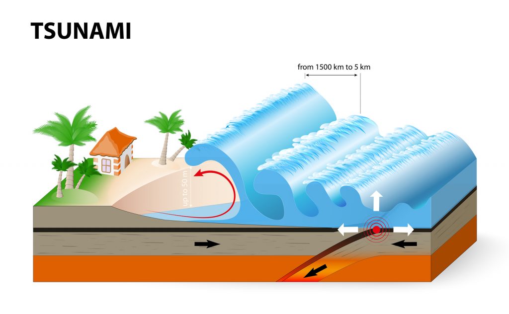 1024x632 Causes Of Tsunami Clip Art Cliparts