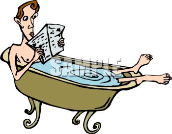350x273 Bathtub Clipart Old School