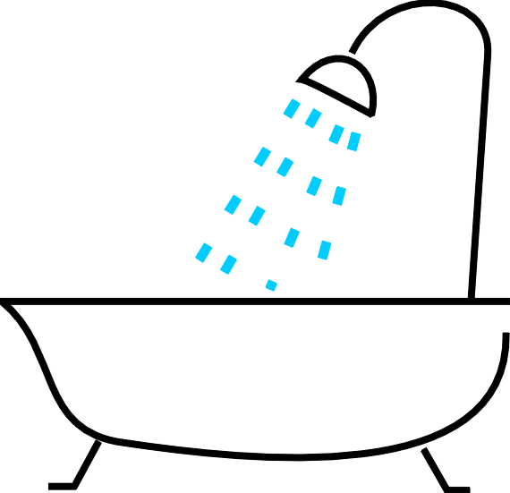 570x551 Bathtub Clipart Shower