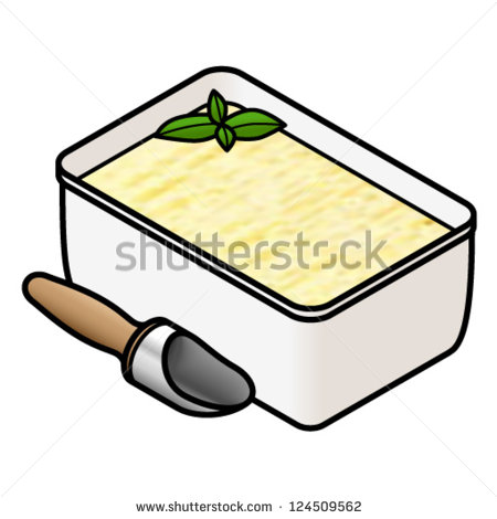 450x470 Butter Clipart Tub