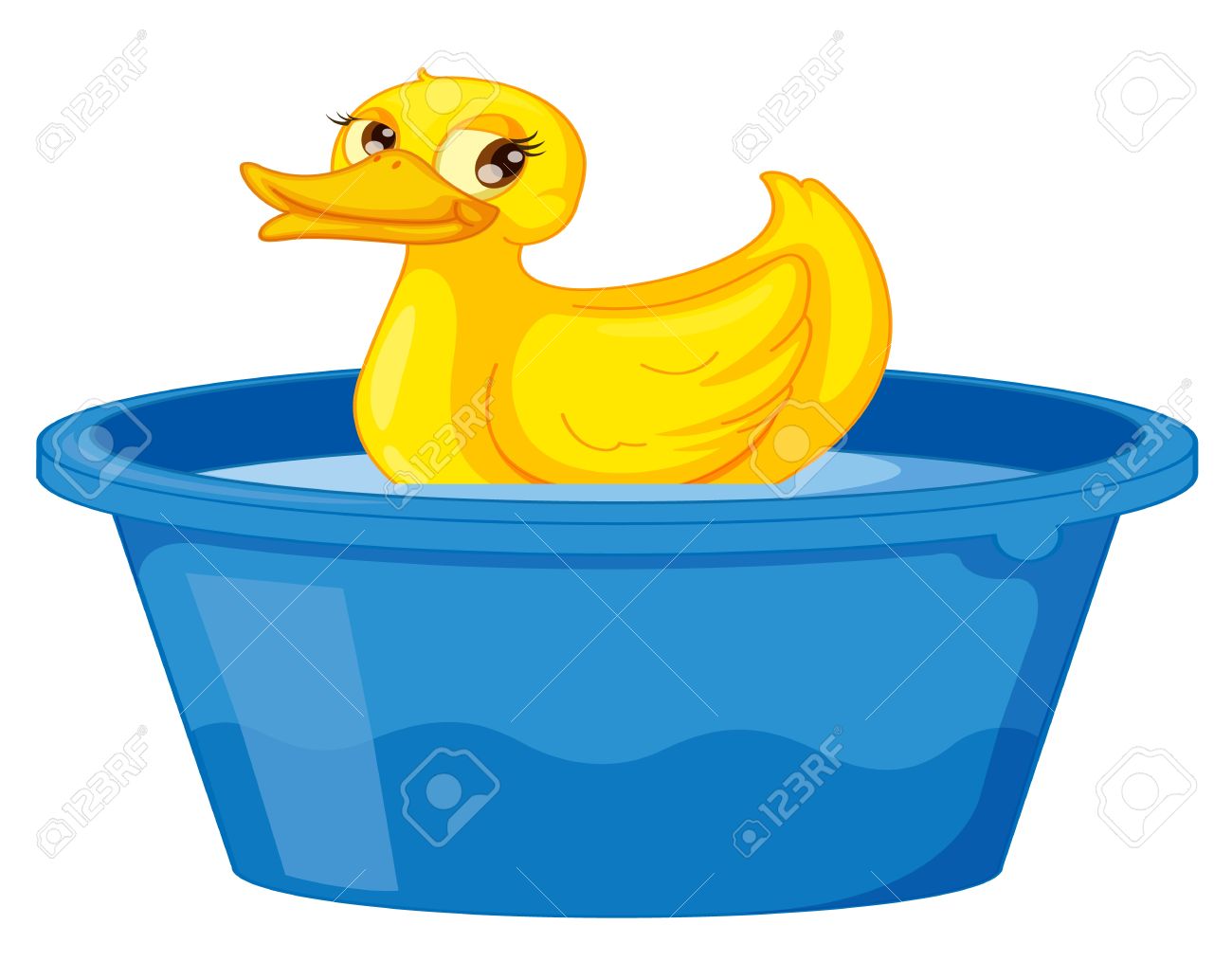 1300x1014 Floating Clipart Duck