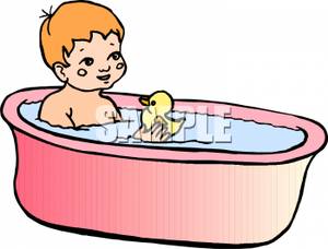 300x228 Toddler In A Bathtub
