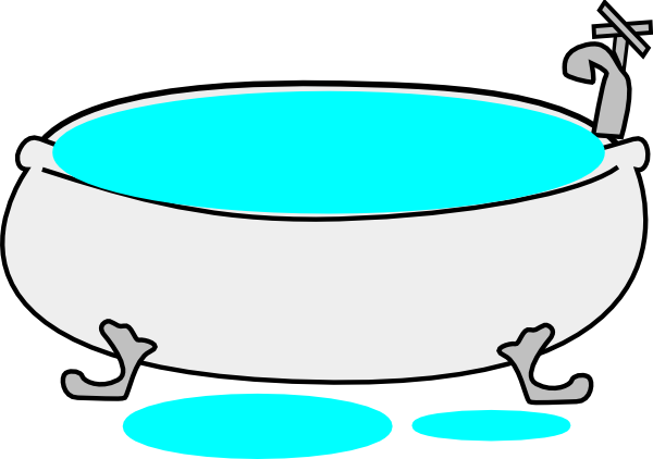 600x422 Tub Overflow Clip Art
