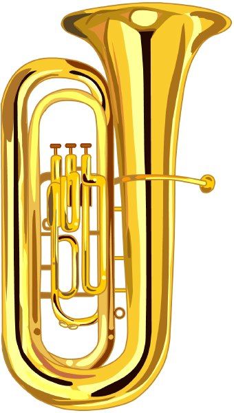 340x600 Brass Clipart Free Music