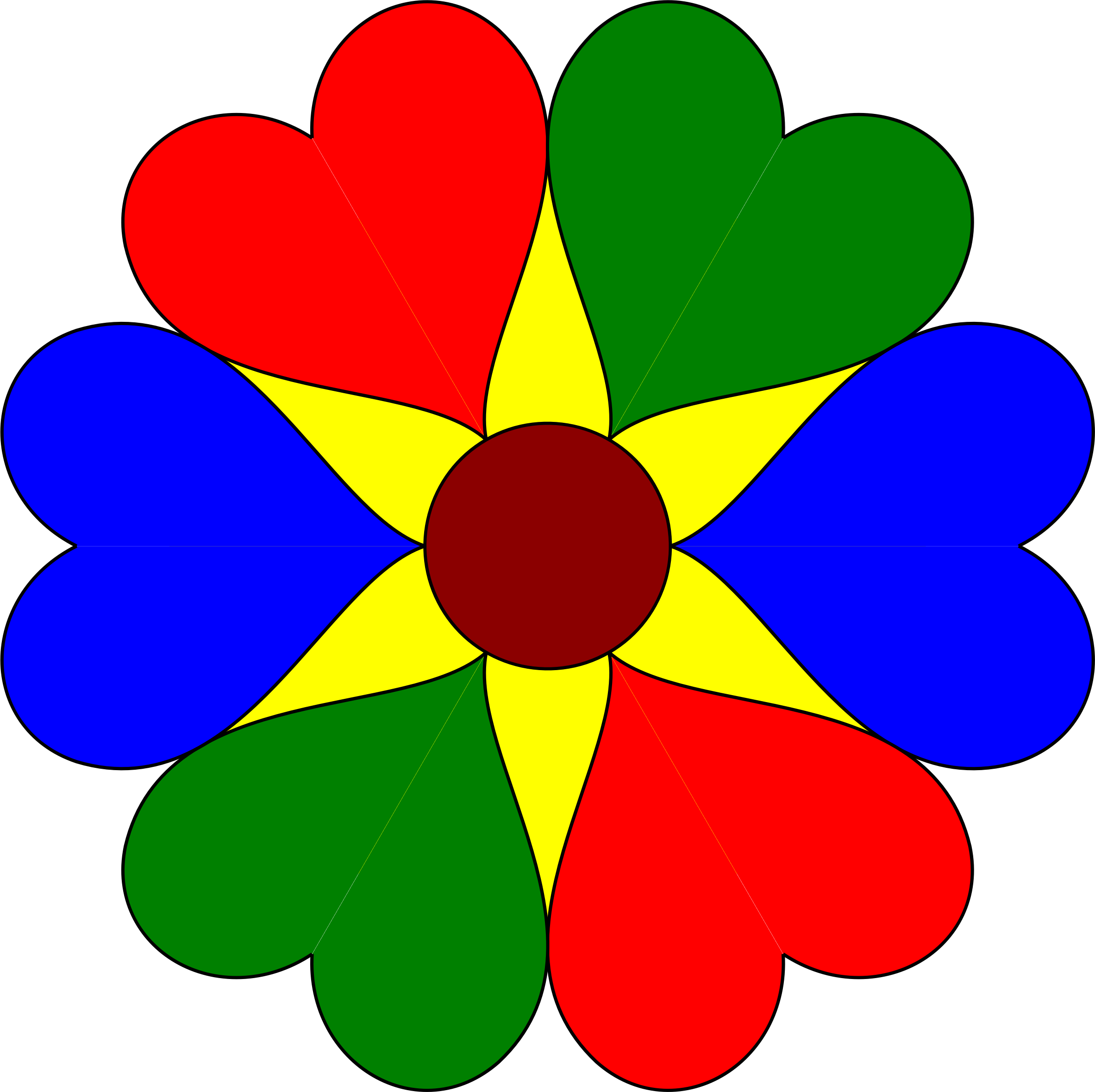 2365x2358 Elower Clipart Six