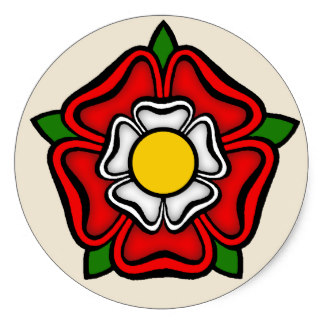 324x324 Tudor Rose Stickers Zazzle