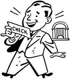 236x267 Tug Of War Retro Man And Woman Fighting Over Money Bestvector