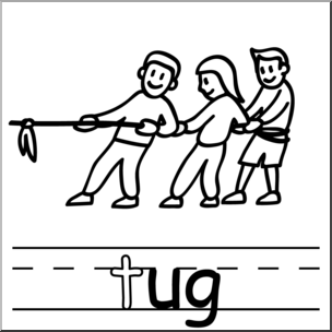 304x304 Clip Art Basic Words Ug Phonics Tug Bampw I Abcteach