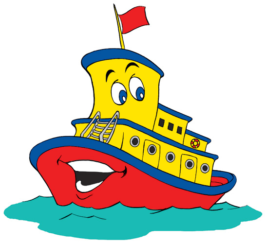 544x500 Tugboat Clipart Cartoon