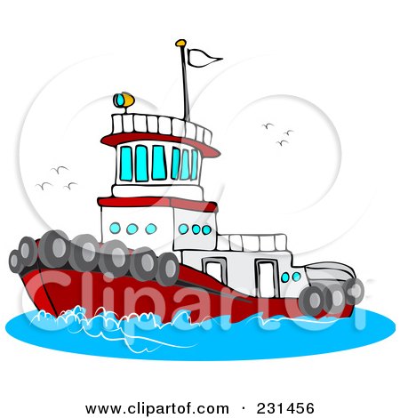450x470 Tugboat Clipart Tug